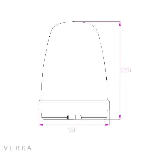 LED univerzální výstražná lampa