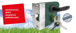 SET - Praktický zámek - zelený