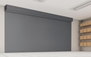 Rolovací garážová vrata PA52 - 9006_Šedá, š 2500 x v 2150 mm