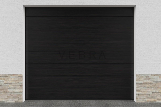 Sekční garážová vrata VEBRA - Wenge